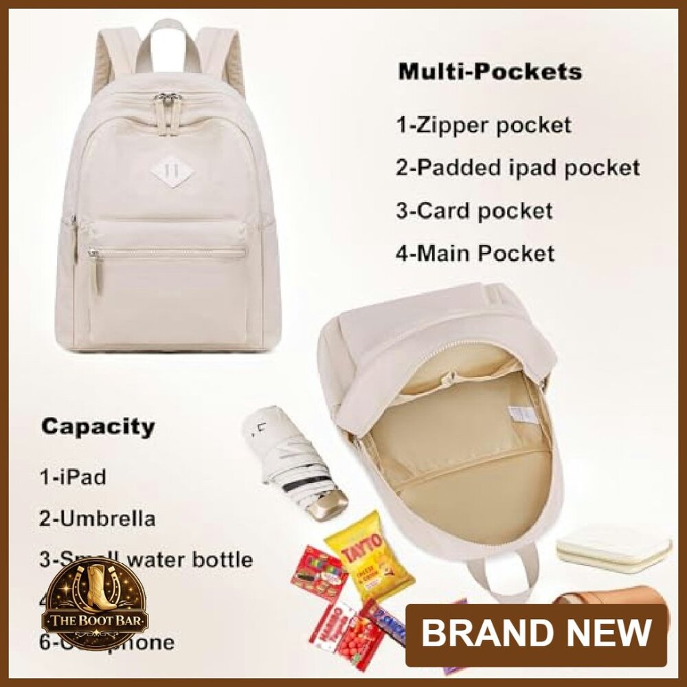 Lightweight Mini Backpack Daypack with 7 Pockets … - image 5